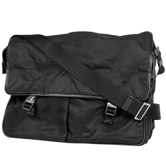 Prada Shoulder Bag messenger black nylon - Picture 1 of 7